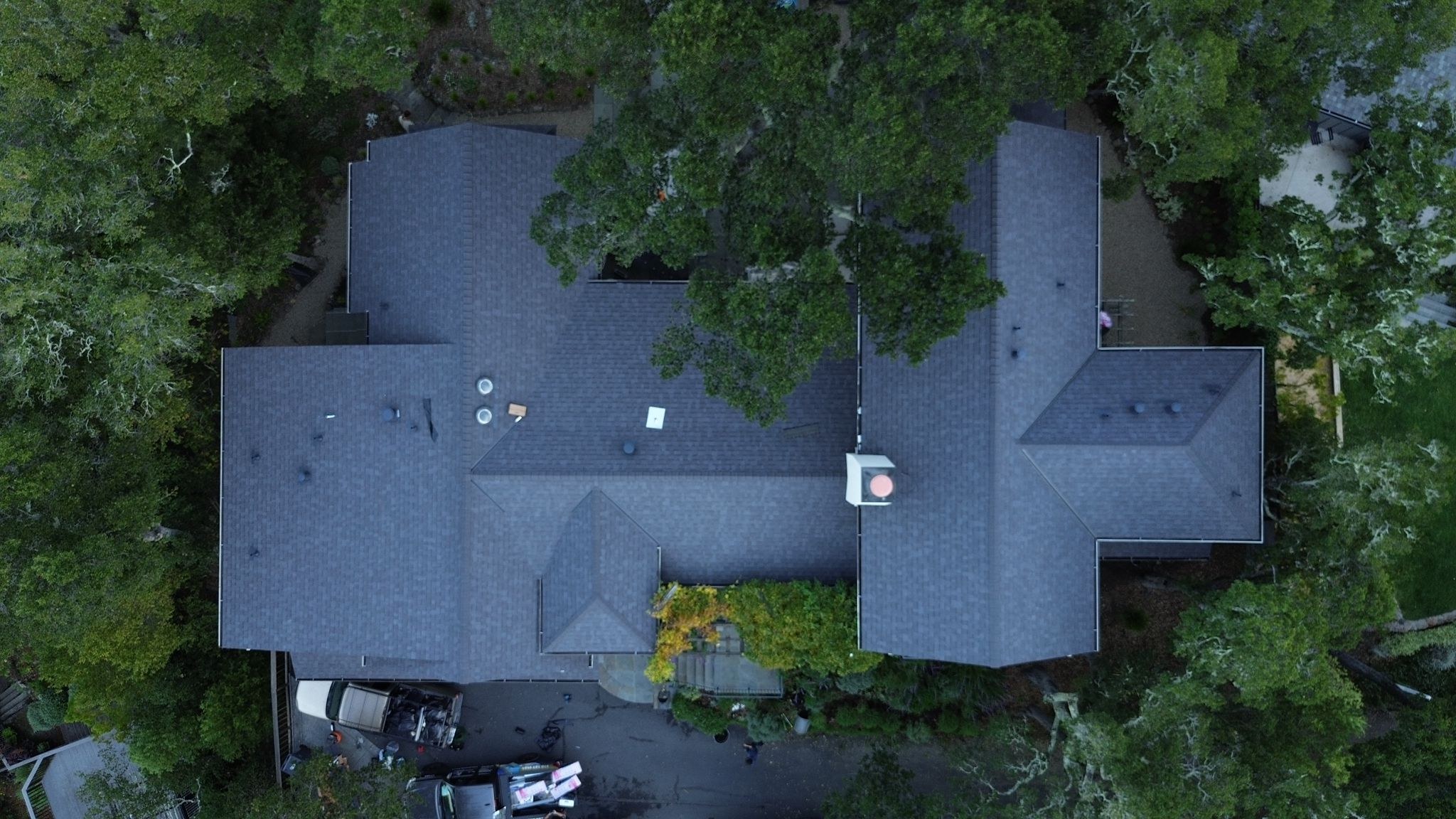 Moon Roofing crew installing a new roof system
